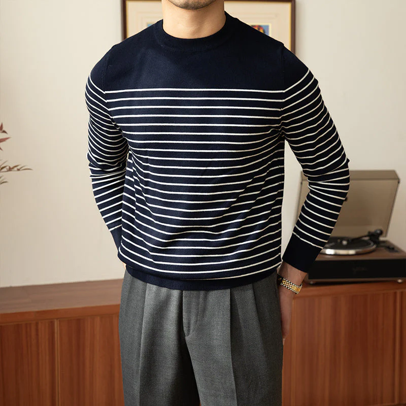Soft Classic Men’s Crew Pullover - Crewneck, Wool Blend - Image 4