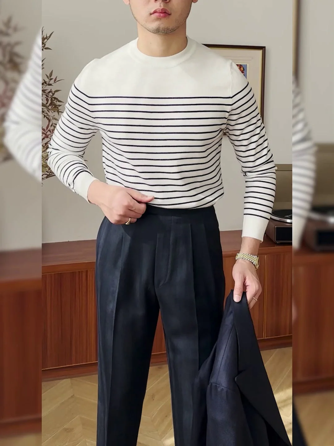 Soft Classic Men’s Crew Pullover - Crewneck, Wool Blend - Image 6