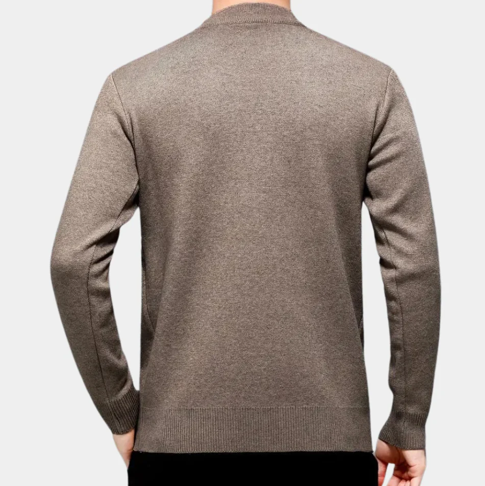 Soft Classic Men’s Crew Sweater – Slim Fit, Wool, Everyday - Image 2