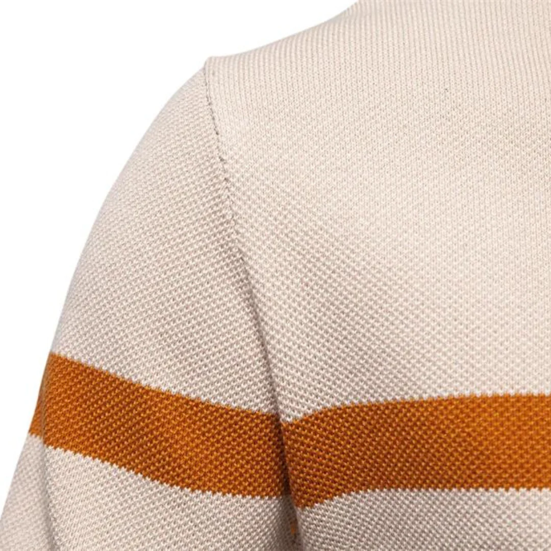 Soft Classic Men's Pullover - Half Zip, Cotton, Casual - Image 2