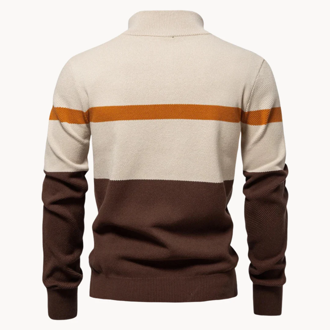 Soft Classic Men's Pullover - Half Zip, Cotton, Casual - Image 4