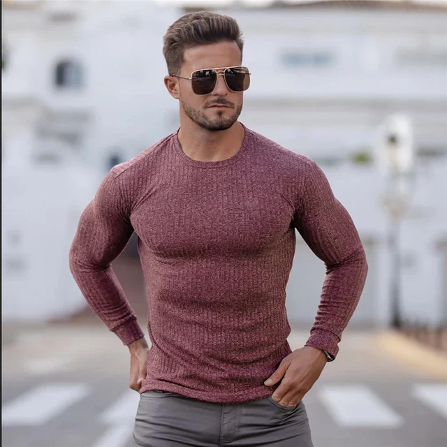 Soft Classic Men's Sweater - Fitted Ribbed Cashmere - Image 10