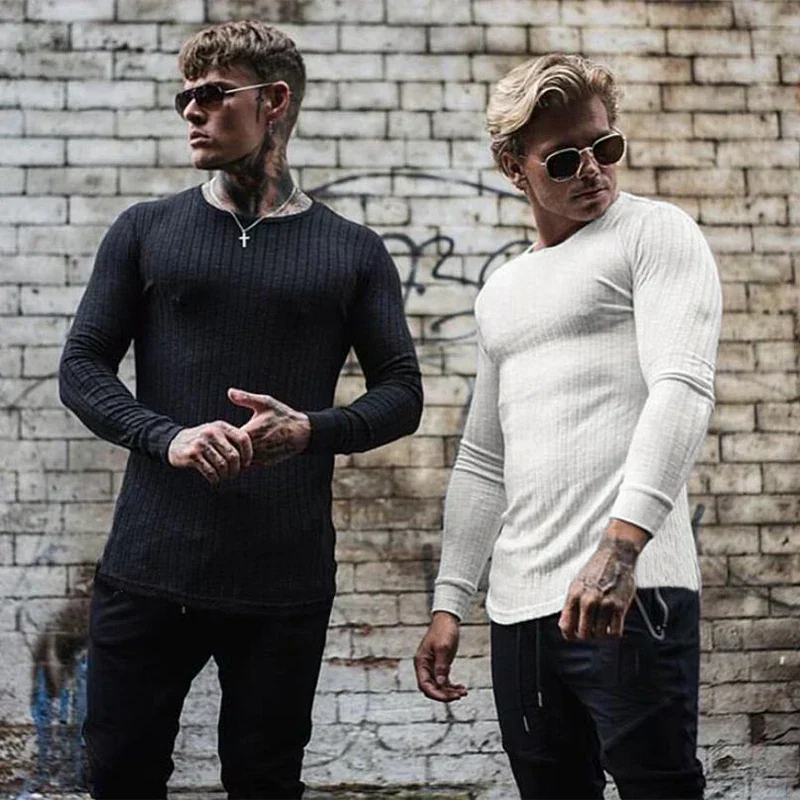 Soft Classic Men's Sweater - Fitted Ribbed Cashmere - Image 4