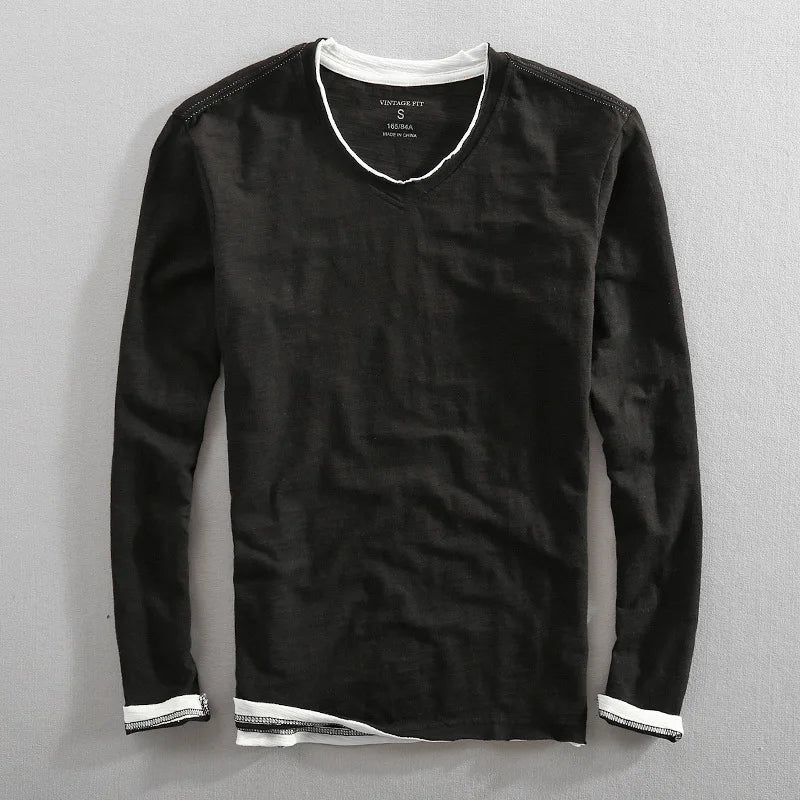 Soft Classic Men's V Neck Sweater - V Cut, Cotton, Casual - Image 3