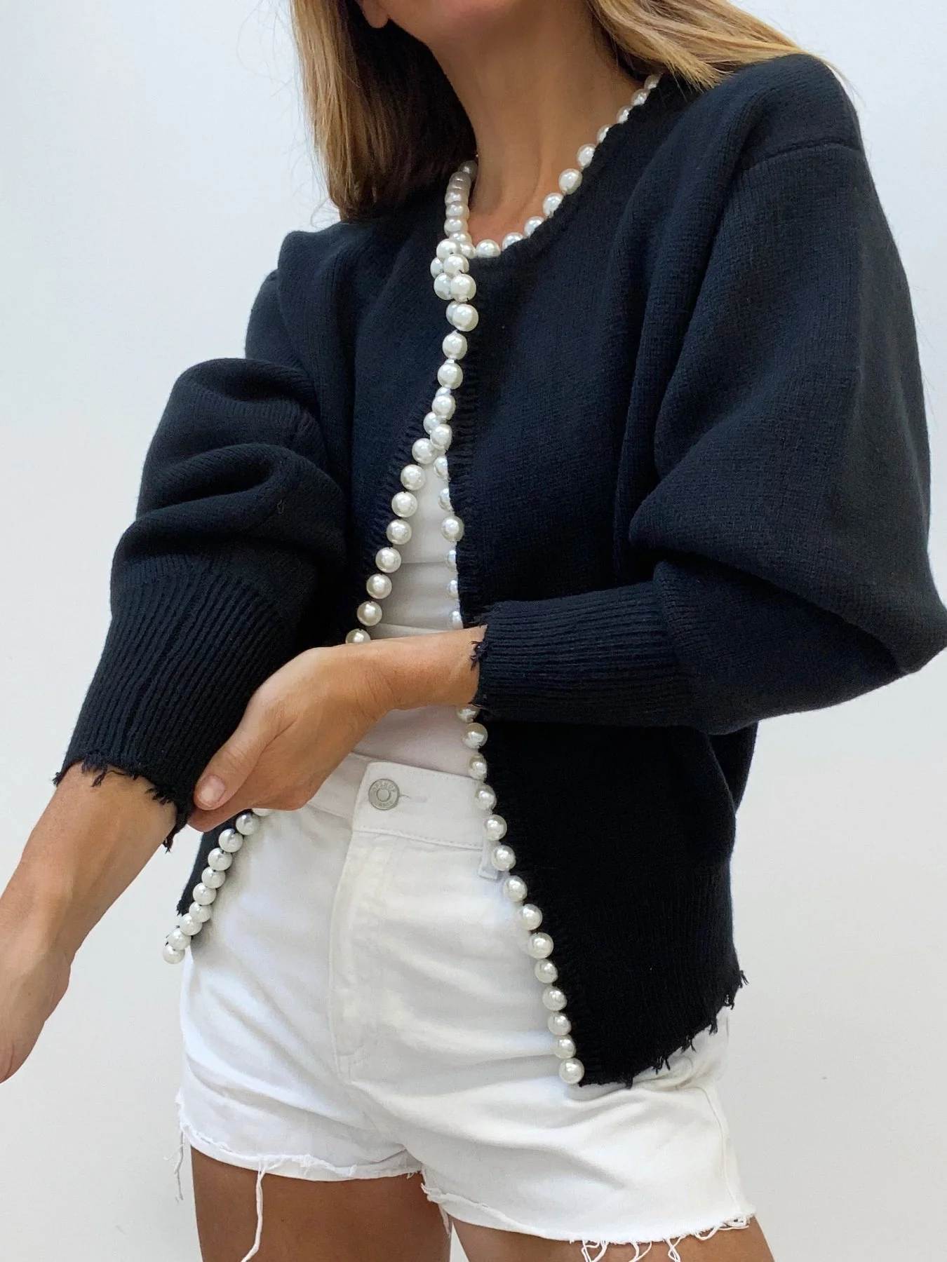 Soft Classic Womens Knit Cardigan - Boxy Cut, Knit For Fall - Image 4