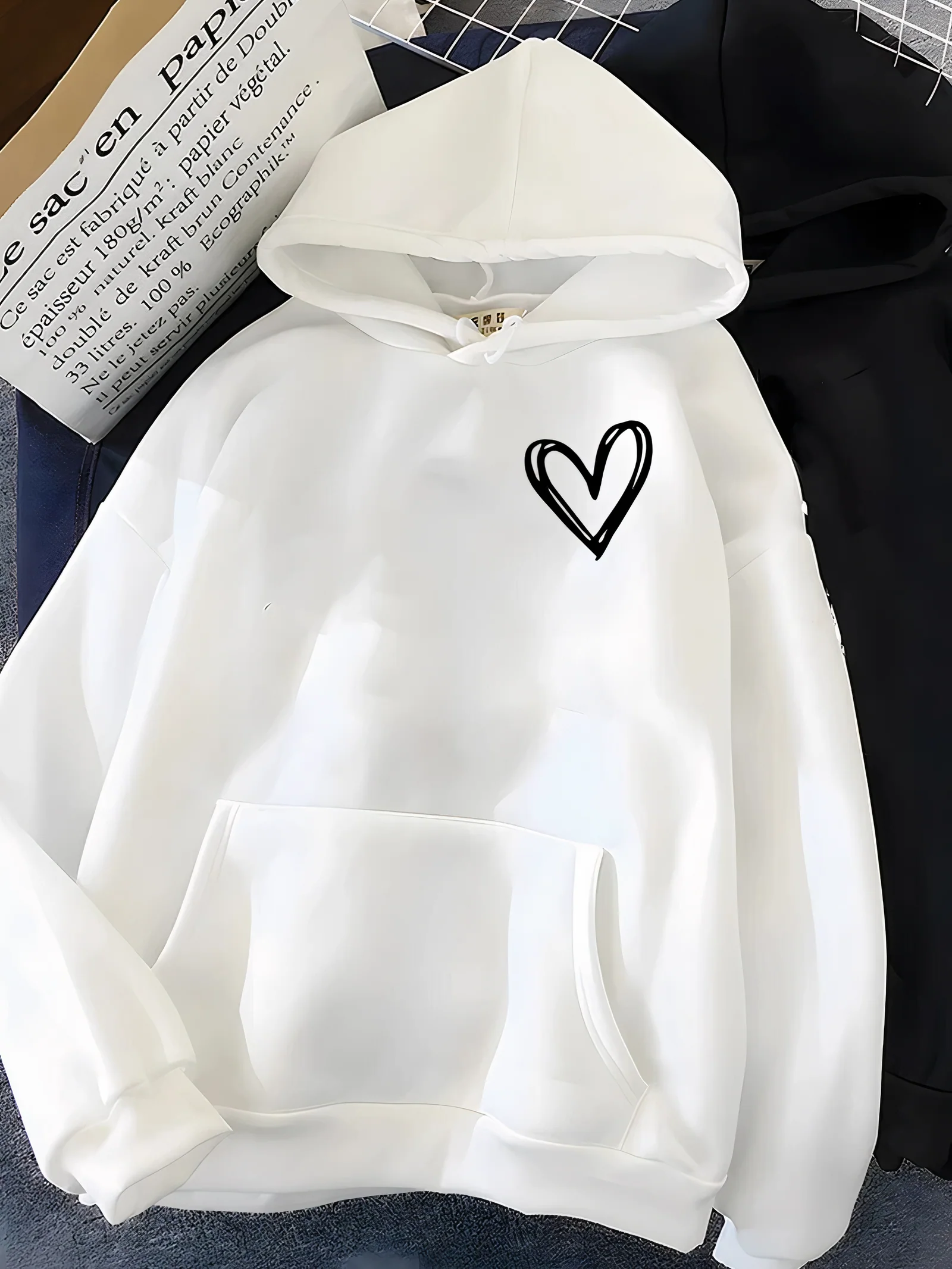 Soft Cozy Women's Hoodie – Relaxed Pullover, Cotton, Casual - Image 7
