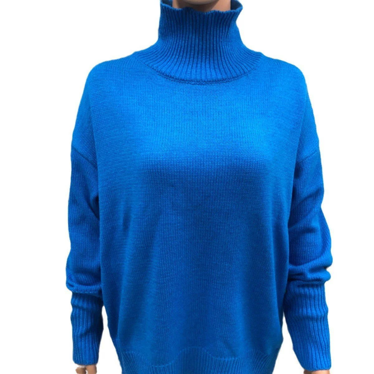 Soft Cozy Women Turtleneck Sweater - Oversized Pullover - Image 11