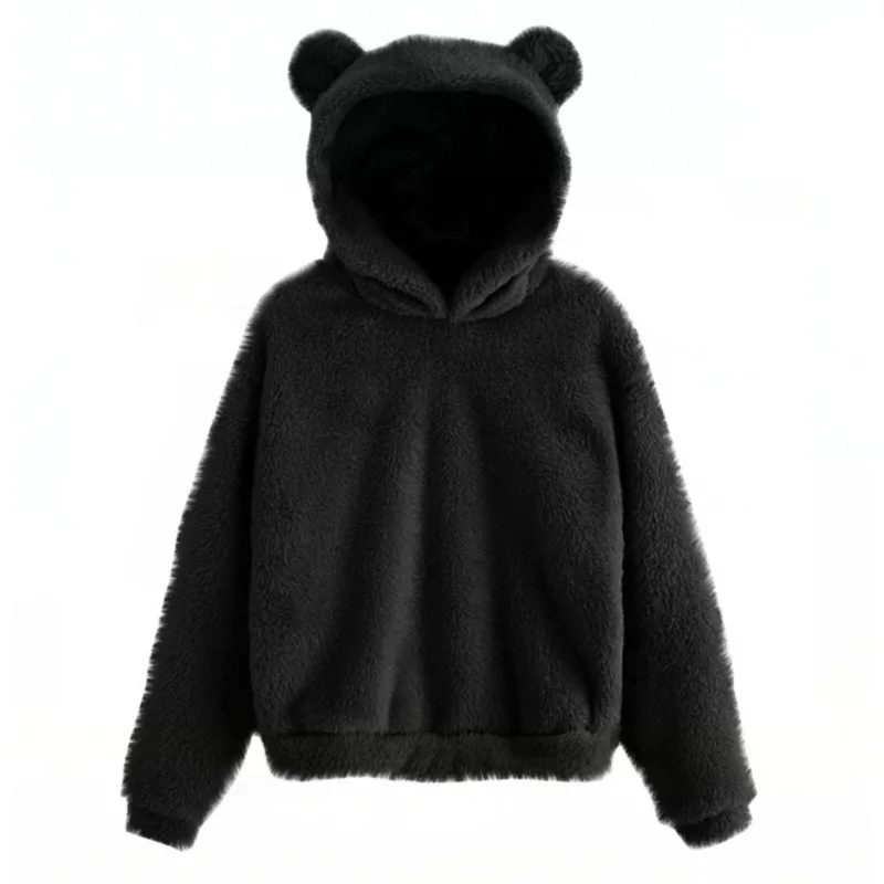Soft Cozy Womens Hoodie - Relaxed Plush Casual Wear - Image 2