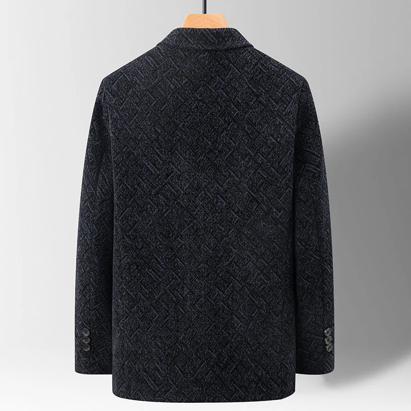 Soft Men’s Blazer - Slim Cut, Chenille, Smart Casual - Image 3
