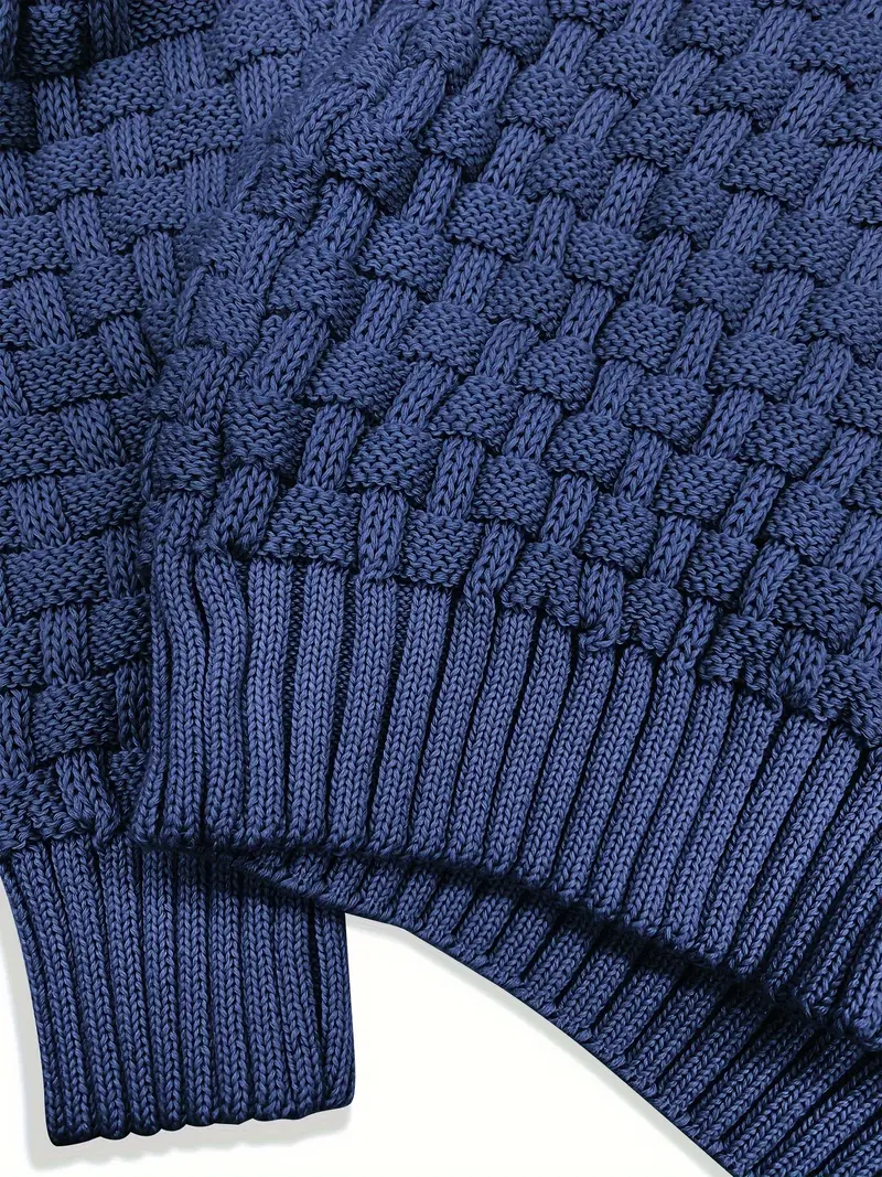 Soft Men's Knit Sweater - Shawl Collar, Knit, Casual - Image 4