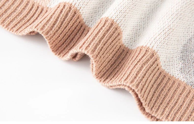 Soft Men's Sweater – Crewneck Jacquard Knit, Acrylic Casual - Image 2