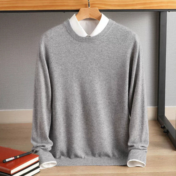 Soft Relaxed Men's Crewneck Sweater - Oversized Knit - Image 16