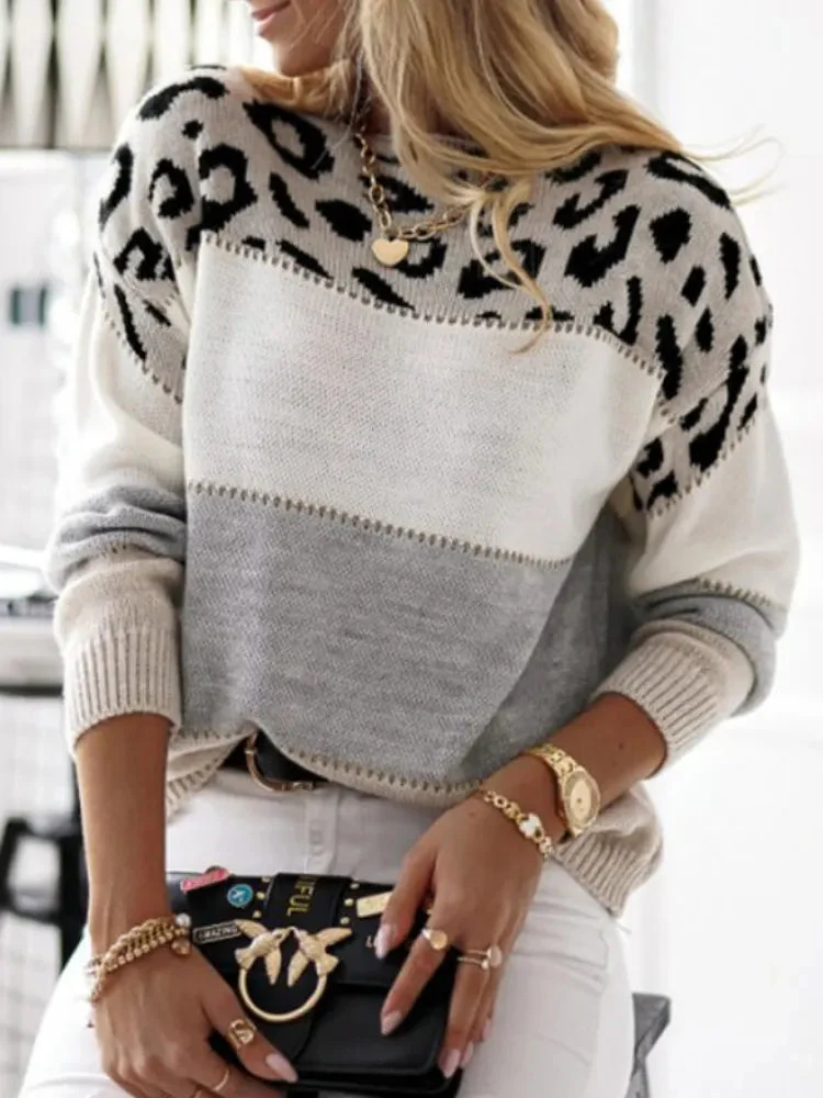 Soft Relaxed Women’s Sweater - Boxy Fit, Knit, Winter