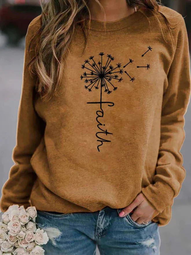 Soft Relaxed Women’s Sweatshirt - Crew Neck, Everyday - Image 2