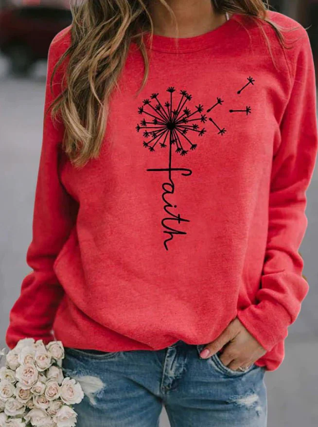 Soft Relaxed Women’s Sweatshirt - Crew Neck, Everyday - Image 4