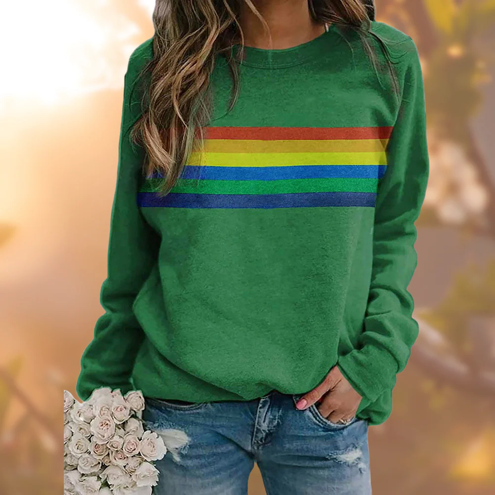 Soft Relaxed Women’s Sweatshirt - Crewneck, Fleece, Casual - Image 4