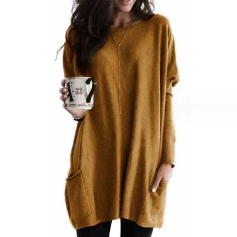 Soft Relaxed Women’s Tunic Sweater - Tunic, Knit, Casual - Image 3