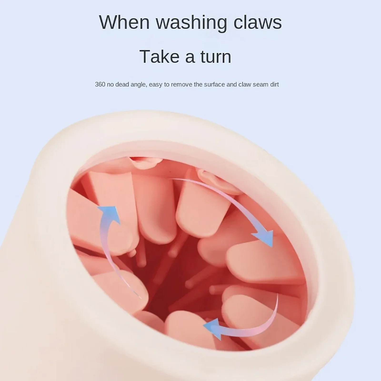 Soft Silicone Pet Paw Washer Cup - Quick Clean for Dogs & Cats, Grooming Care Supplies - Image 2