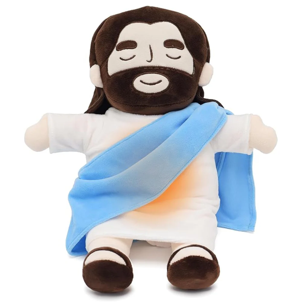 Soft Soothing Breathing Jesus Plushie for Kids Bedtime - Image 5