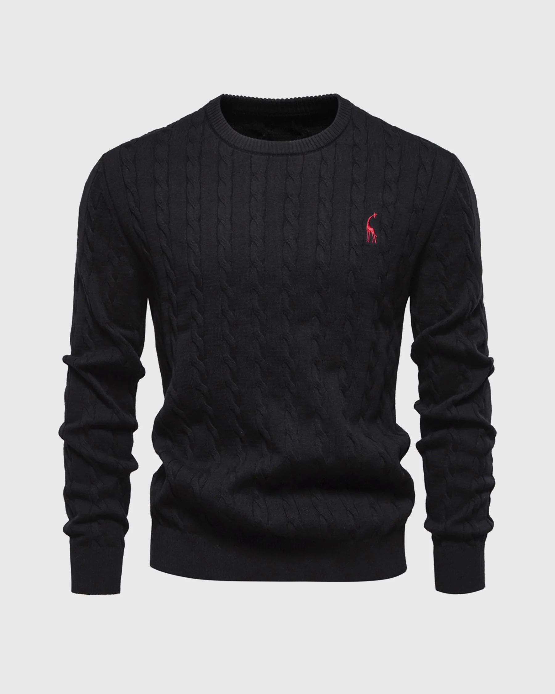 Soft Timeless Men's Cable Knit Sweater - Crewneck, Cotton - Image 24