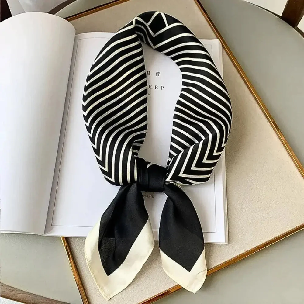 Soft Versatile Women's Silk Scarf - Narrow, Everyday Wear - Image 3