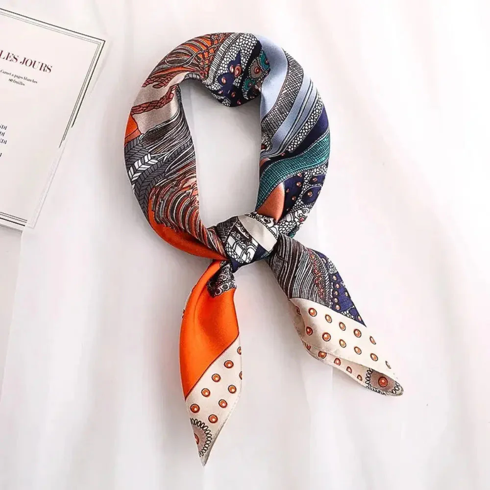 Soft Versatile Women's Silk Scarf - Narrow, Everyday Wear - Image 4