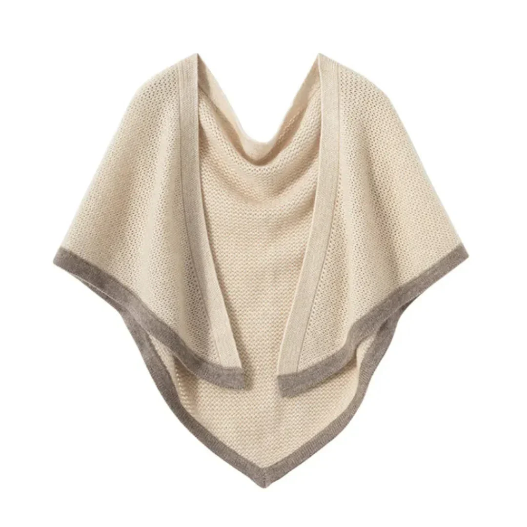 Soft Women's Cashmere Shawl - Rectangular Knit, For Travel - Image 3