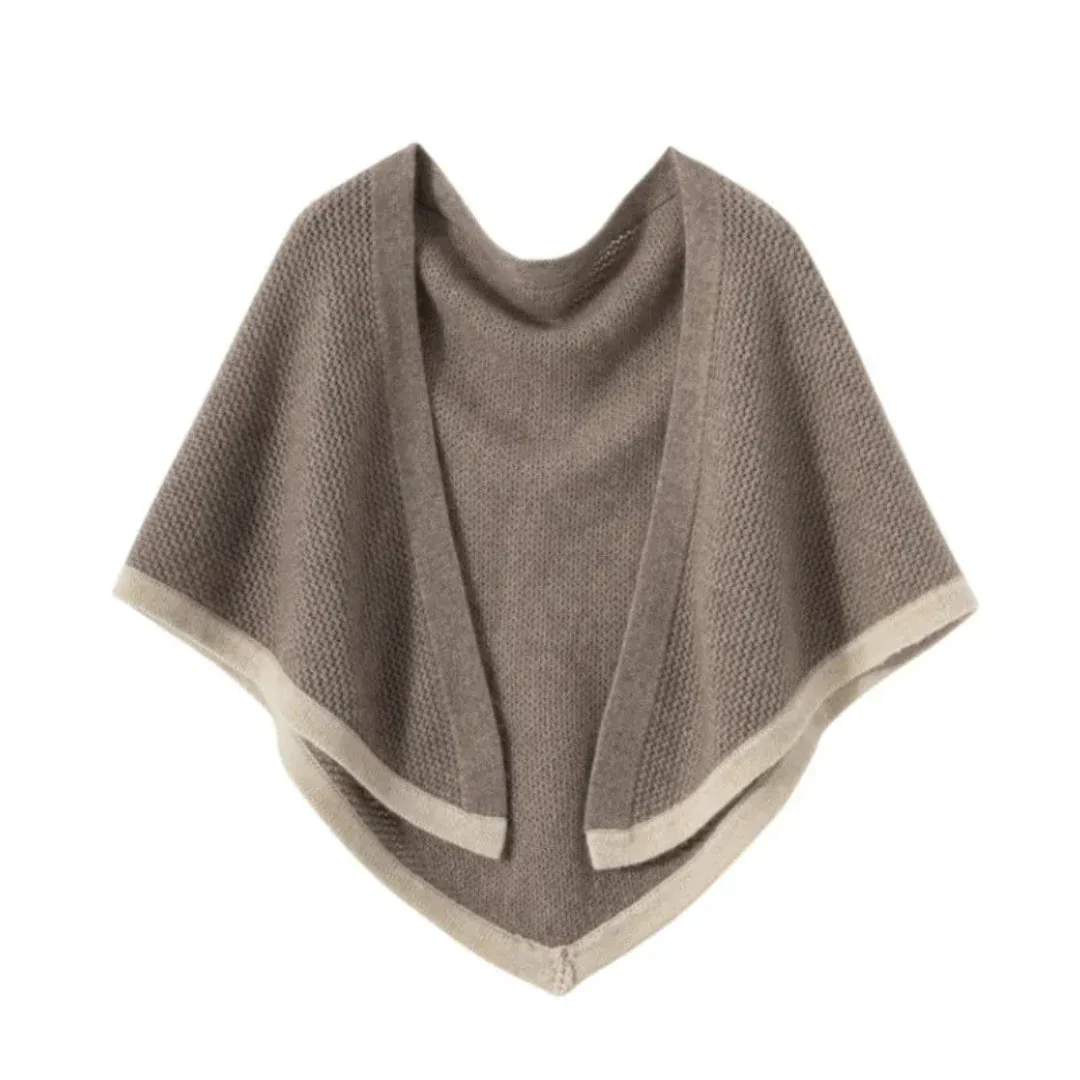 Soft Women's Cashmere Shawl - Rectangular Knit, For Travel - Image 4