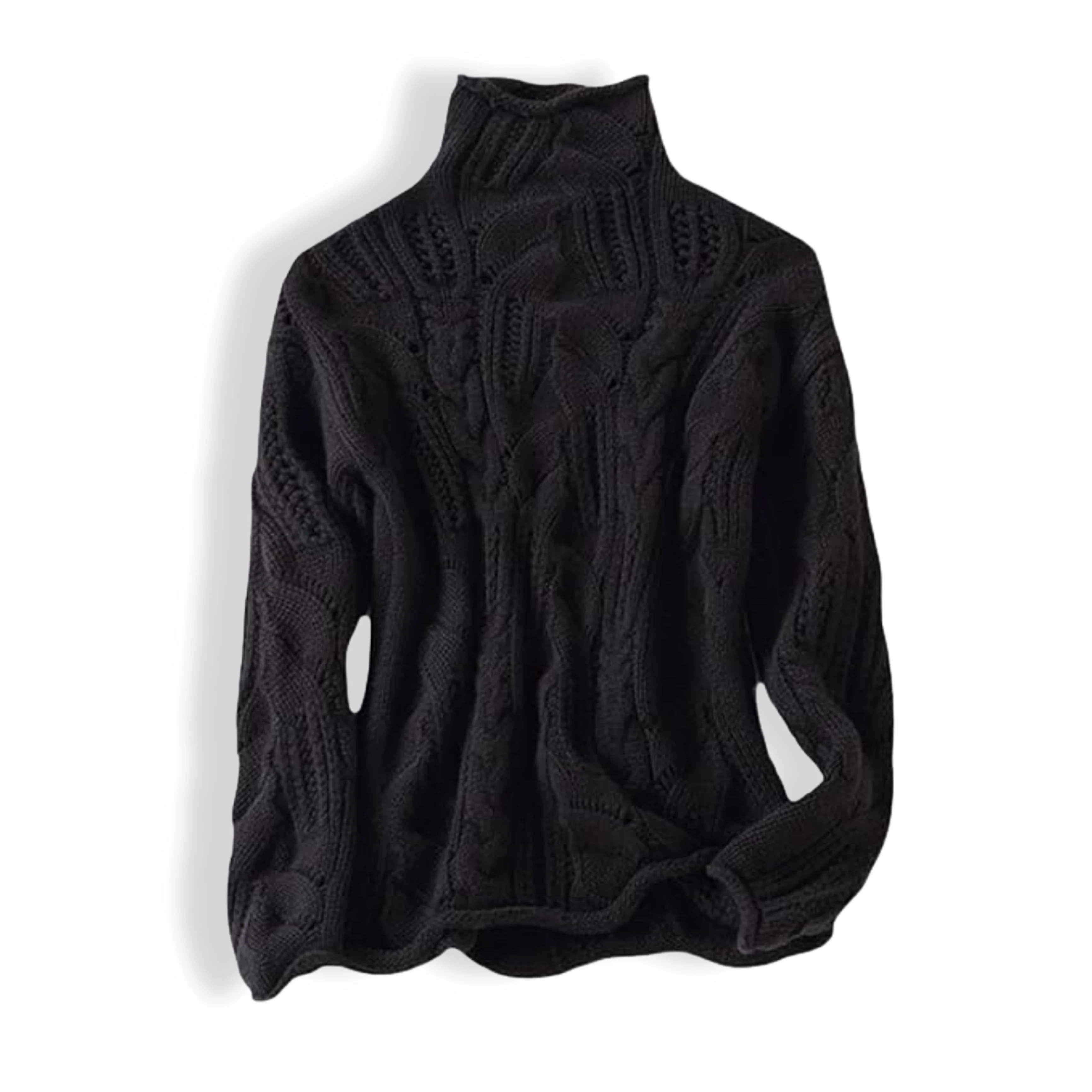 Soft Women’s Cashmere Sweater - Cable Knit, Cashmere, Casual - Image 7