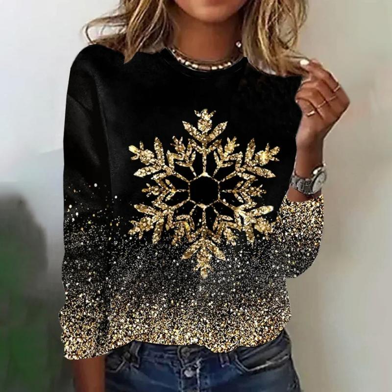 Soft Women's Long Sleeve Top - Crewneck Cotton, Casual