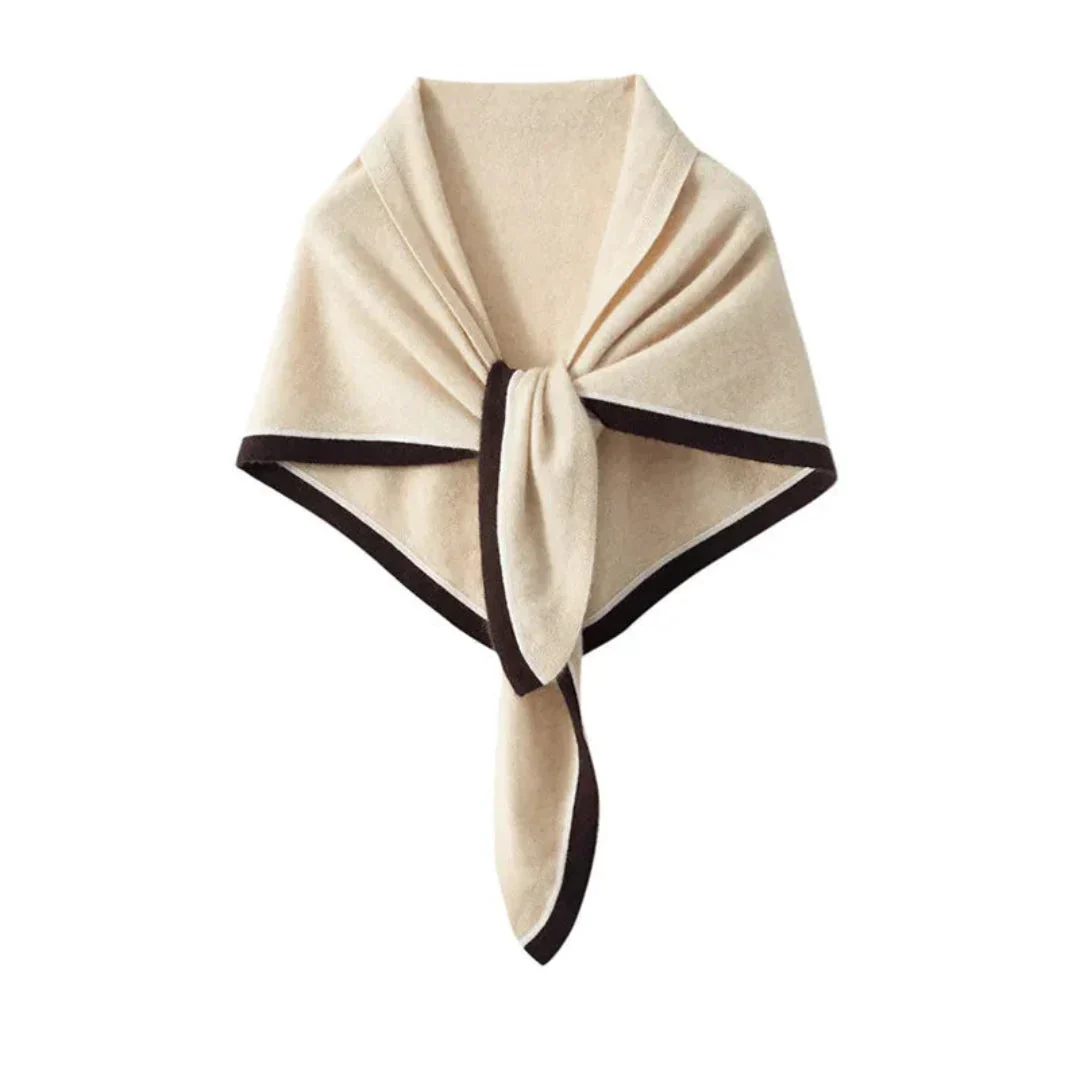 Soft Women’s Triangular Scarf - Cashmere For Layering - Image 3