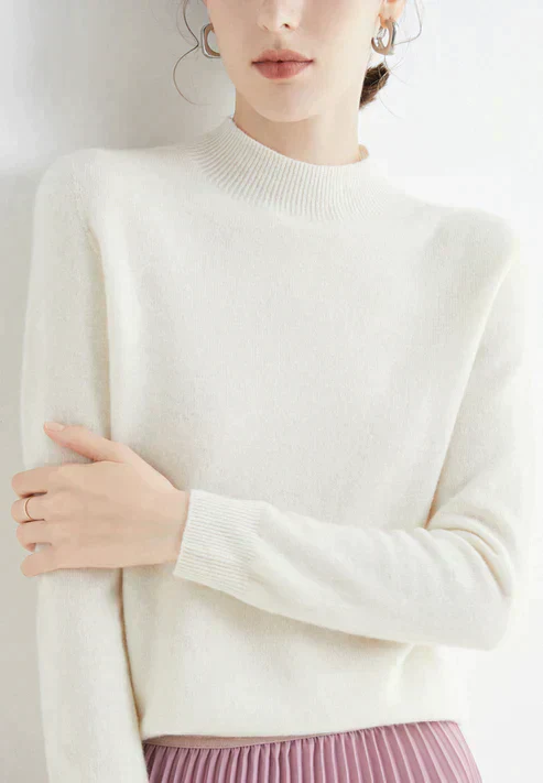 Soft Women’s Turtleneck Sweater - Boxy, Knit, For Fall - Image 10