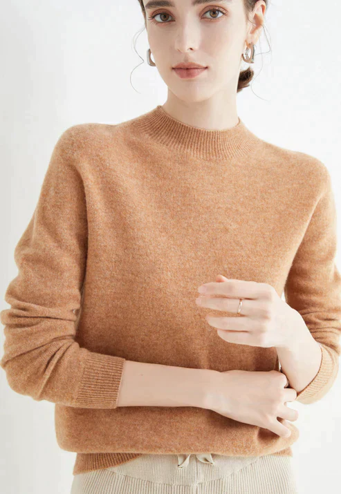 Soft Women’s Turtleneck Sweater - Boxy, Knit, For Fall - Image 11