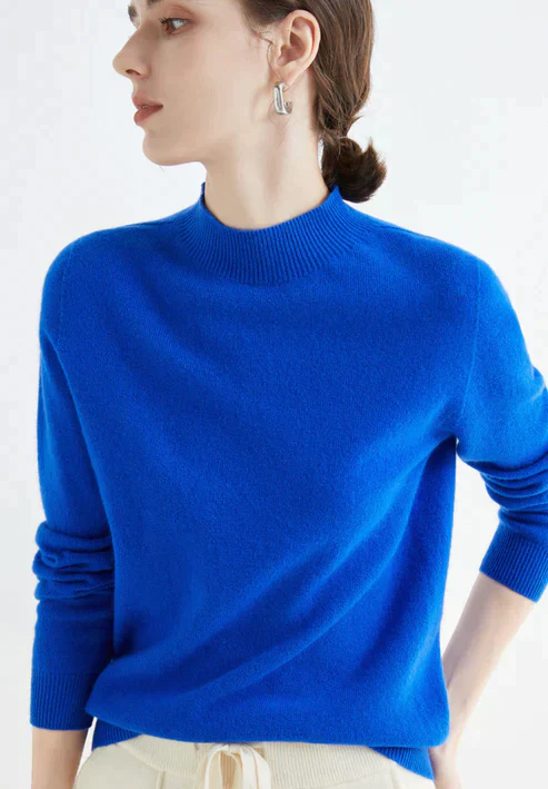 Soft Women’s Turtleneck Sweater - Boxy, Knit, For Fall - Image 13