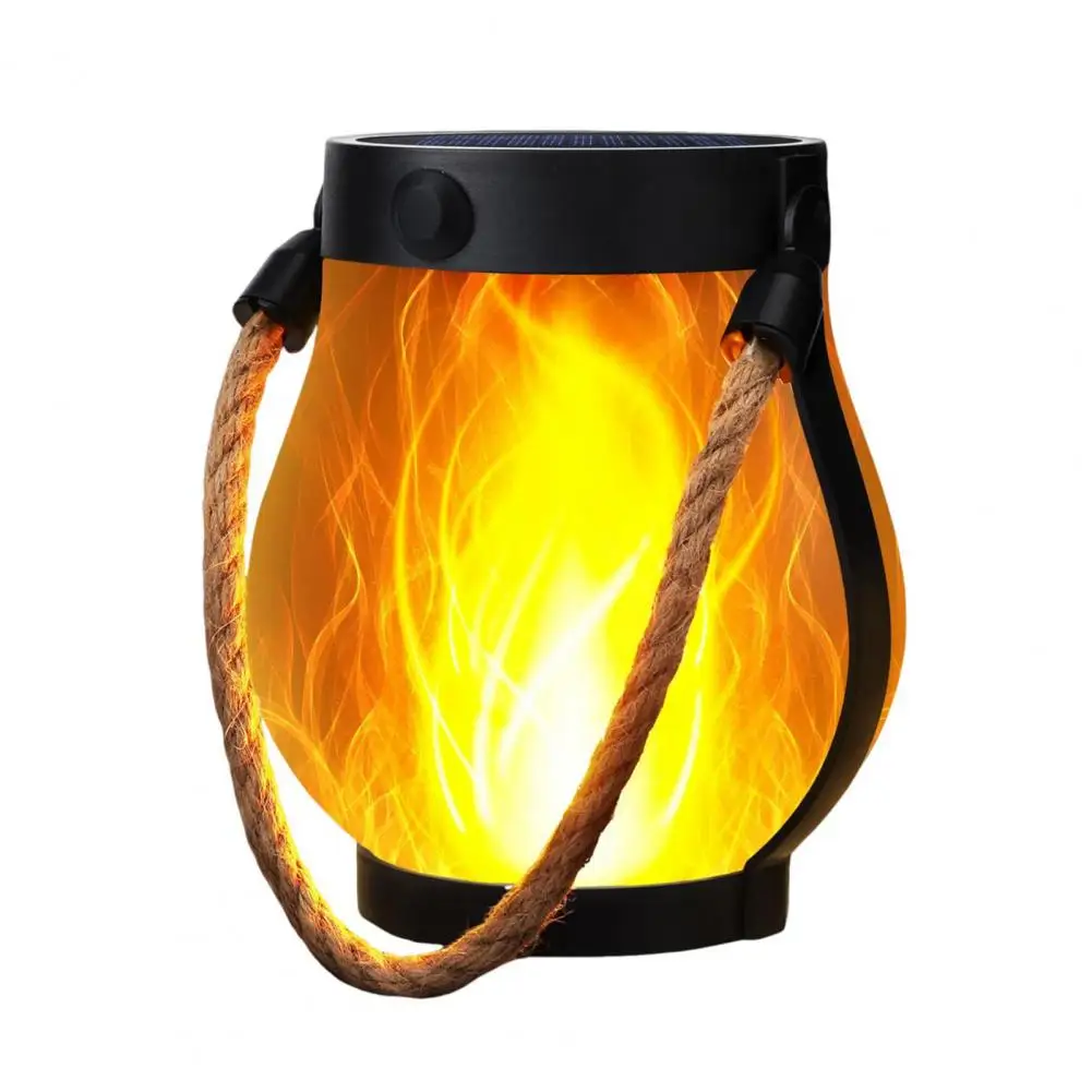 Solar Lantern Lights with Flickering Flame Effect for Outdoor Garden and Patio Decor, Dual Charging Modes, Waterproof Design - Image 10