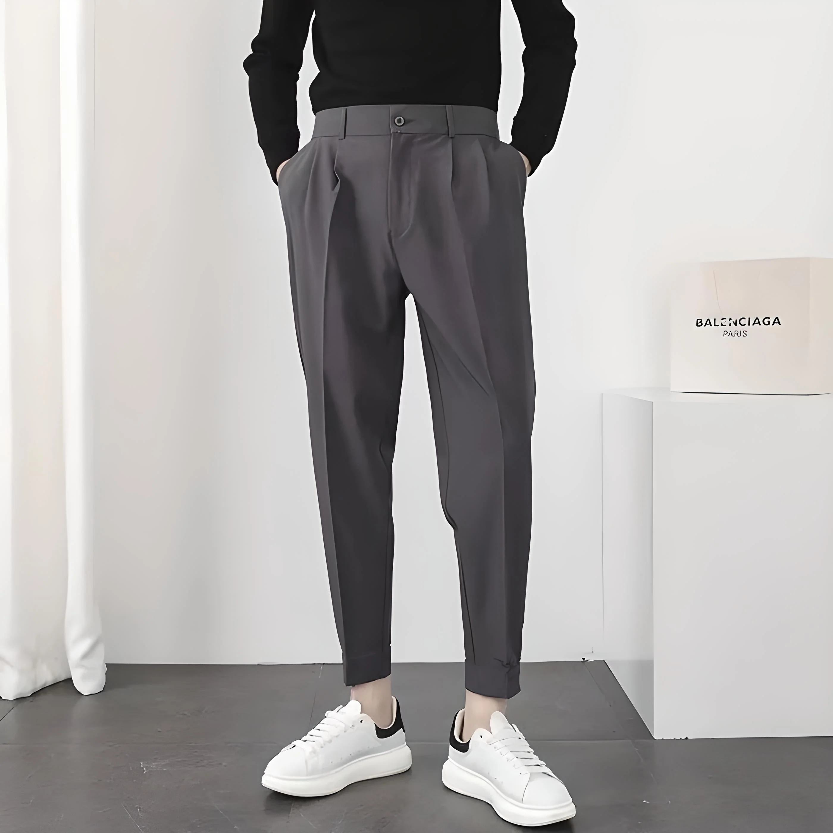 Sophisticated men’s trousers – tailored fit, durable fabric, for formal occasions - Image 5