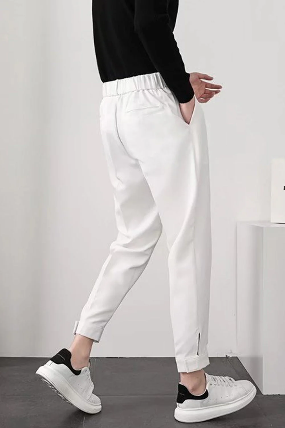 Sophisticated men’s trousers – tailored fit, durable fabric, for formal occasions - Image 8