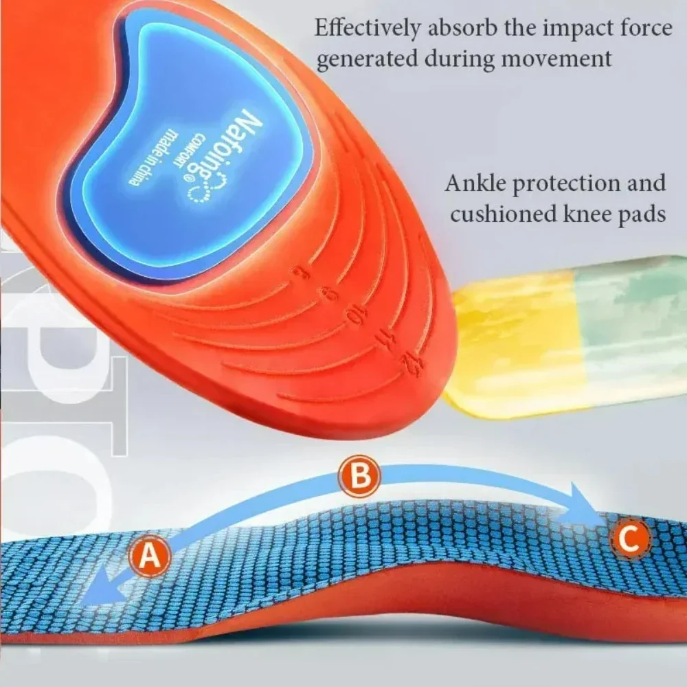 Sport Insoles Shock Absorption Orthotic Shoe Inserts Plantar Fascia Insole - Image 6