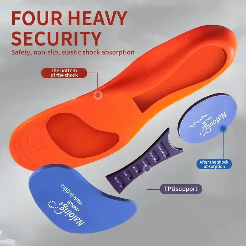 Sport Insoles Shock Absorption Orthotic Shoe Inserts Plantar Fascia Insole - Image 8