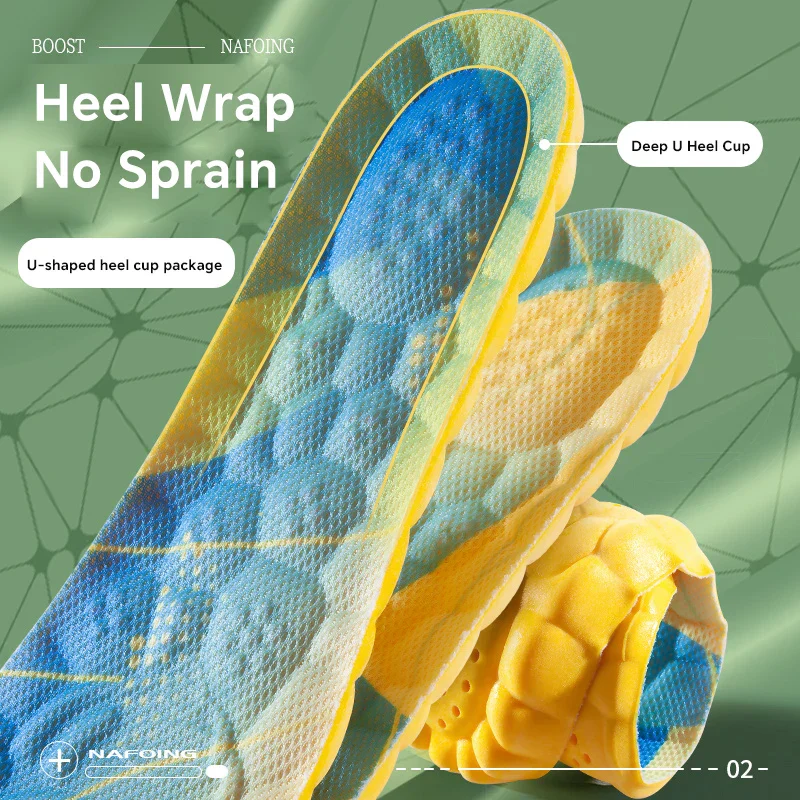 Sports Insoles Low Profile Orthopedic Insole TikTok Viral Fall 2025 Breathable Shock Absorption - Image 4