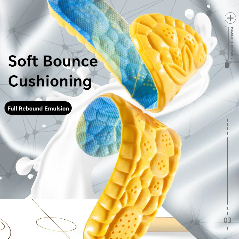 Sports Insoles Low Profile Orthopedic Insole TikTok Viral Fall 2025 Breathable Shock Absorption - Image 5