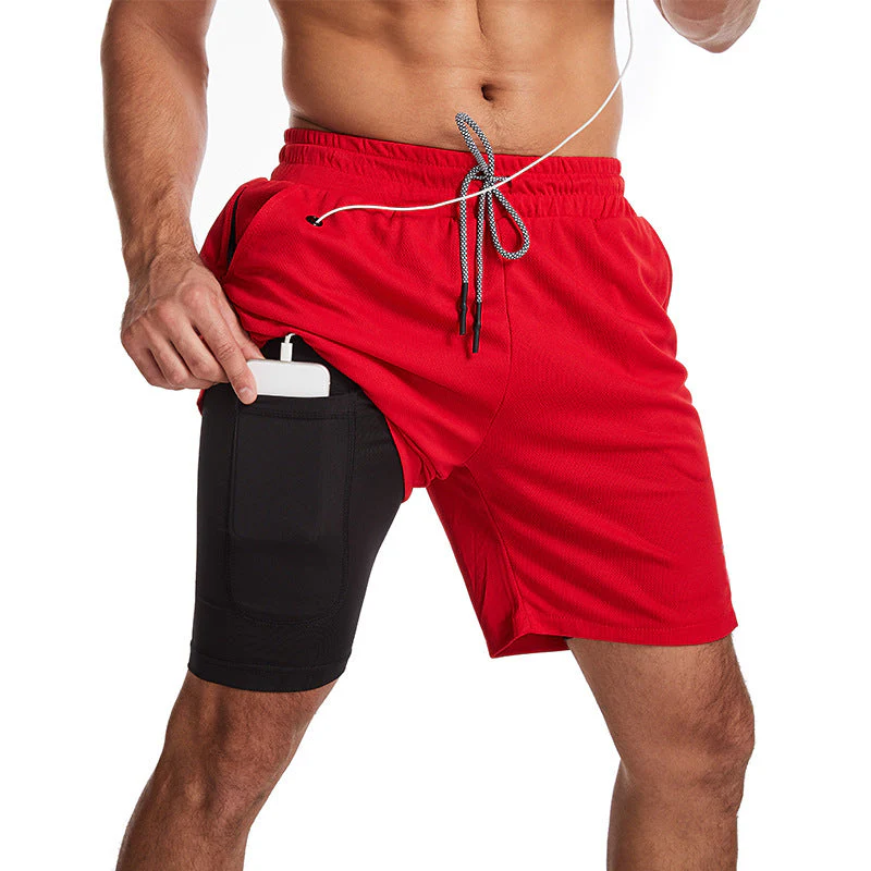 Sporty Men's Swim Trunks with Fast-Drying Fabric and Zip Pockets for Active Lifestyle, Available in M-3XL - Image 11