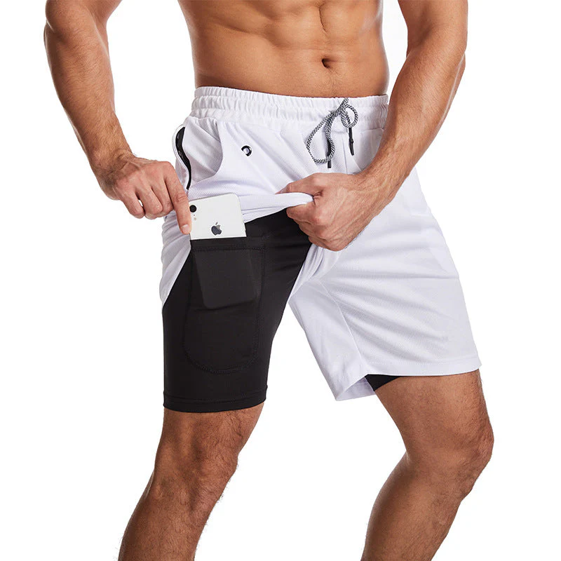 Sporty Men's Swim Trunks with Fast-Drying Fabric and Zip Pockets for Active Lifestyle, Available in M-3XL - Image 13