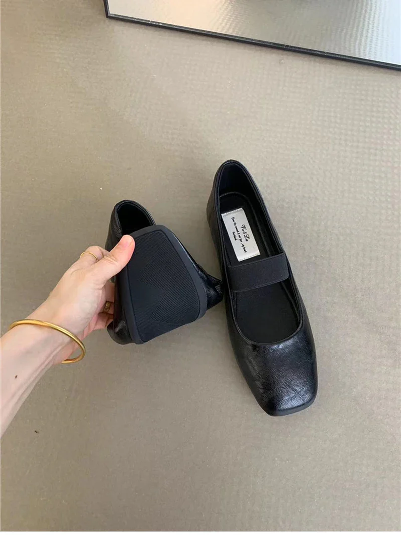 Supportive Women’s Ballet Flats - Square Toe Mary Jane - Image 8