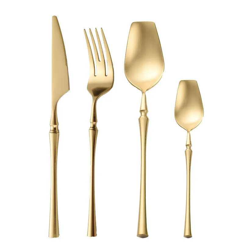 Stainless Steel 18/10 Cutlery Set - Glossy Silver Dinnerware, Matte 304 Tableware for Gifts - Image 10