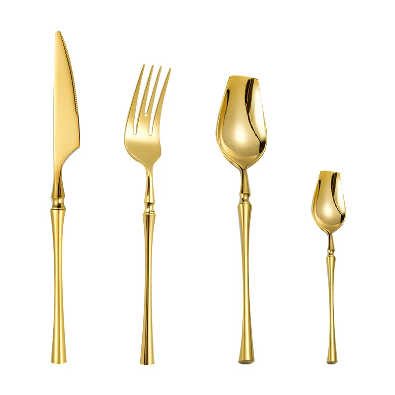 Stainless Steel 18/10 Cutlery Set - Glossy Silver Dinnerware, Matte 304 Tableware for Gifts - Image 8