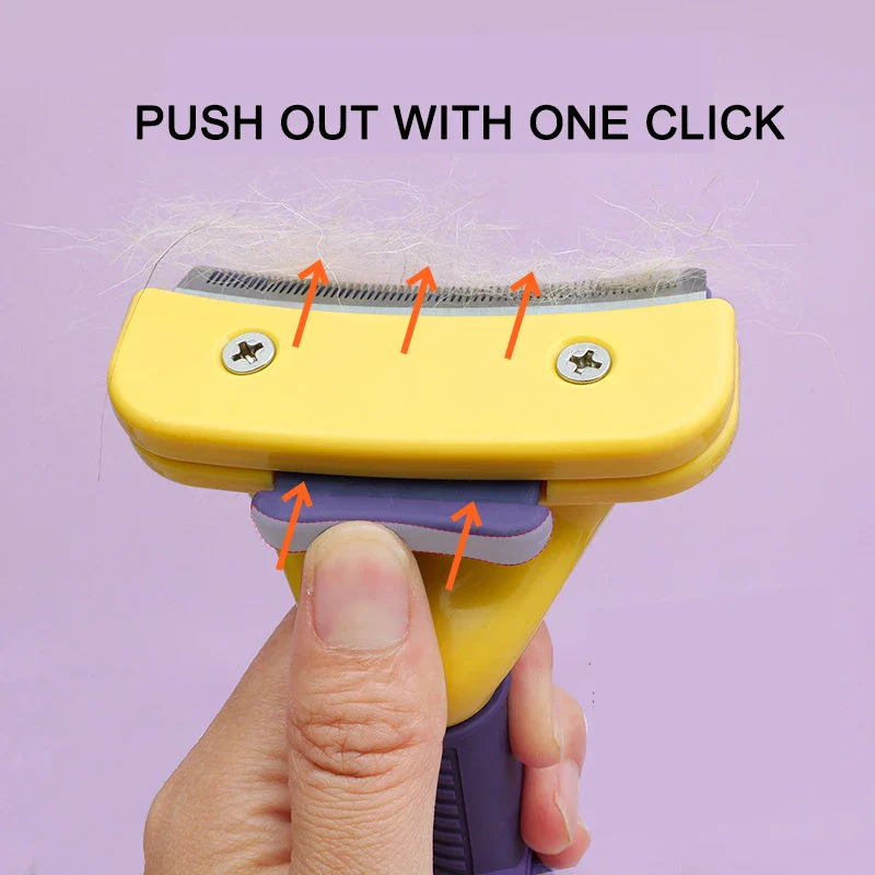 Stainless Steel Pet Grooming Brush - Anti-Lice Comb for Dogs & Cats, Hair Care Supplies - Image 6