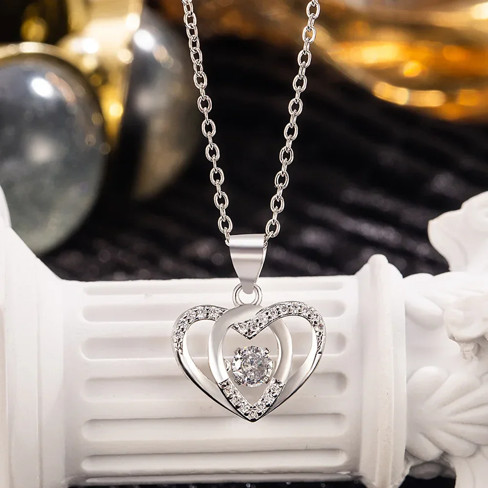 Sterling Silver Necklace Heart Shaped Pendant Minimalist Jewelry Holiday Gifts 2026 Gift-Ready - Image 5