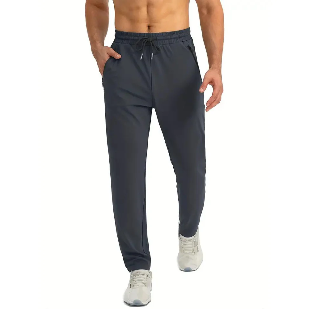 Stretchy men's joggers – breathable nylon, for training and lounging - Image 10