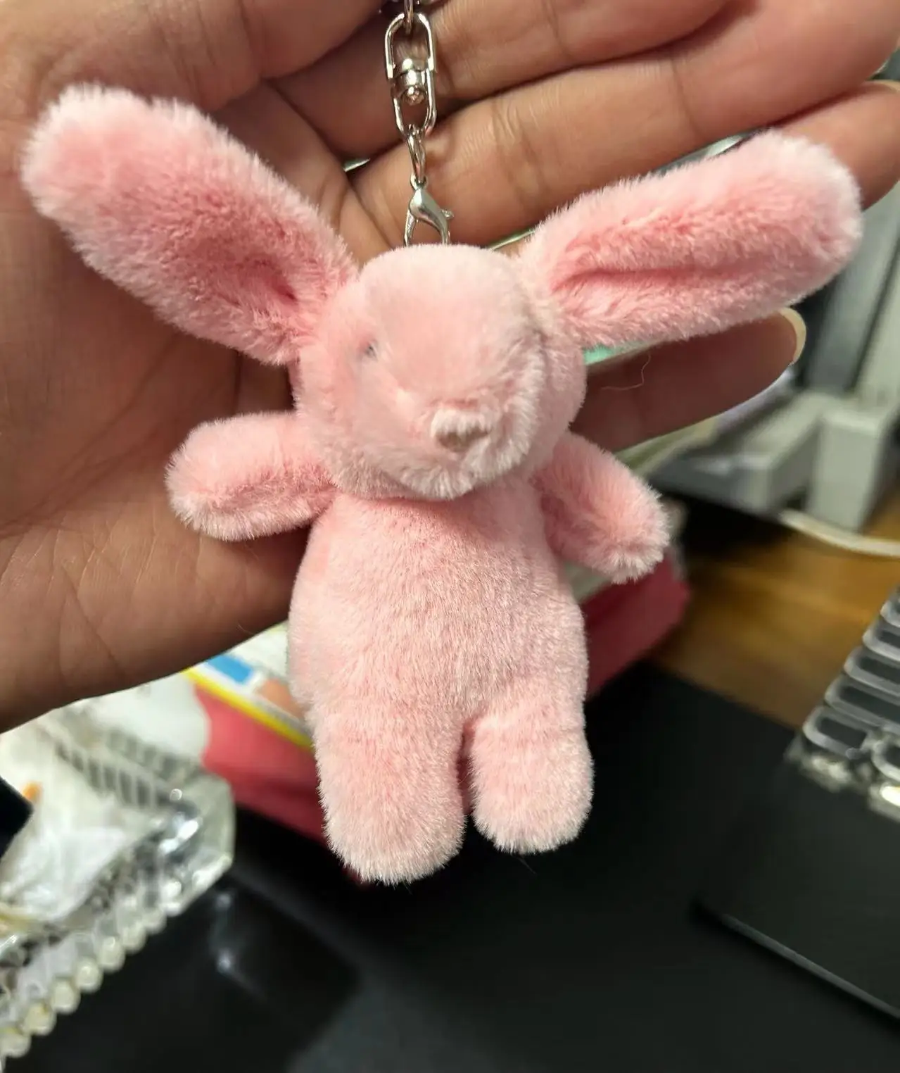 Rabbit Plush Keychain Cute Bunny Bag Charm Soft Gift - Image 12